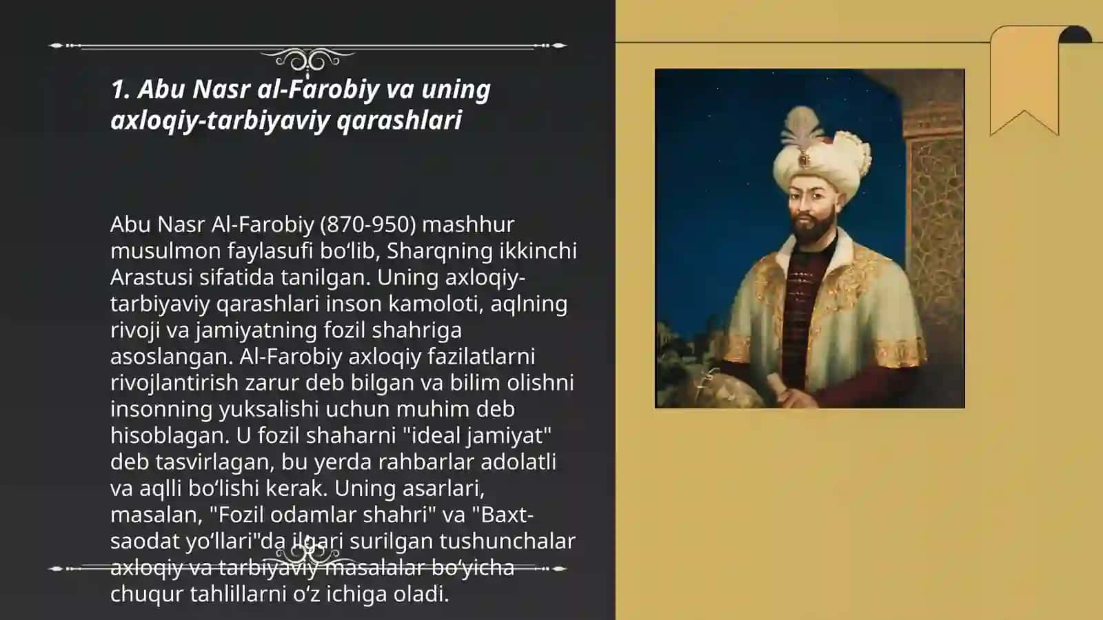 Abu Nasr al-Farobiy va uning axloqiy-tarbiyaviy qarashlari 3
