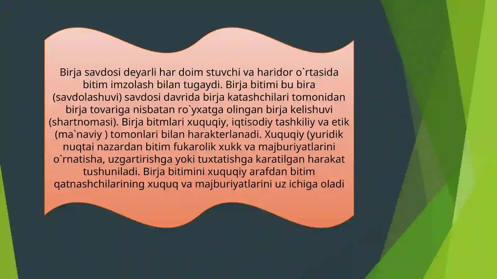 Birja bitimlari va brоkerlik faоliyati 3