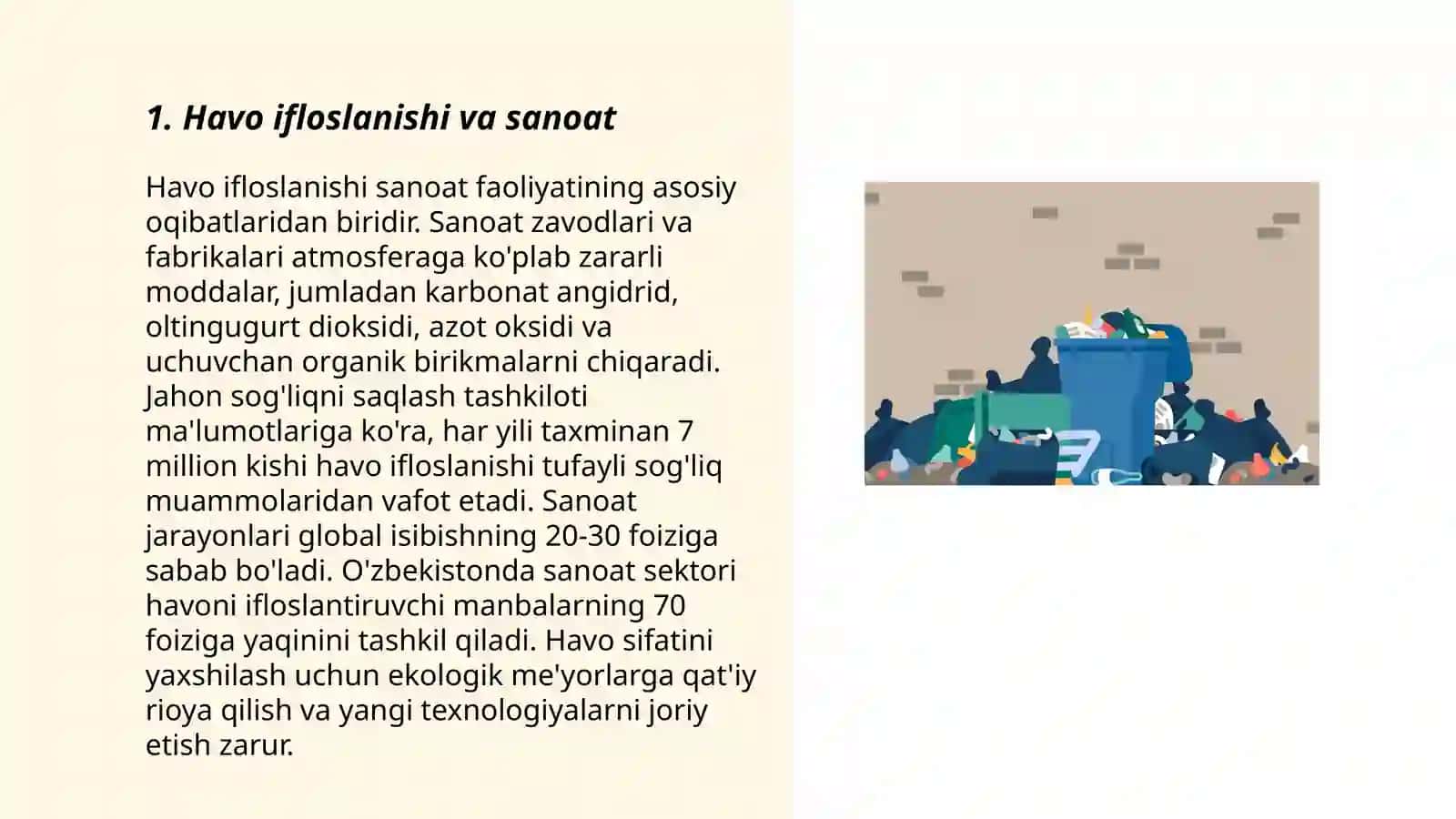 Havo ifloslanishi va sanoat 3