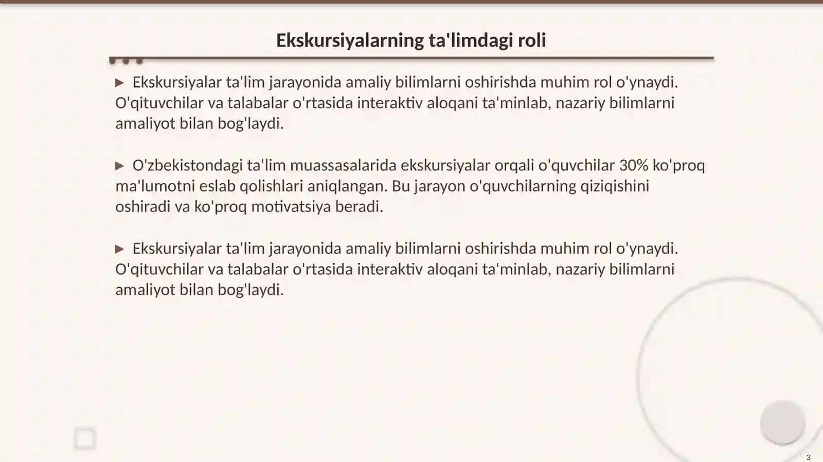 Kimyo amaliyotida ekskursiyalaridan foydalanish 3