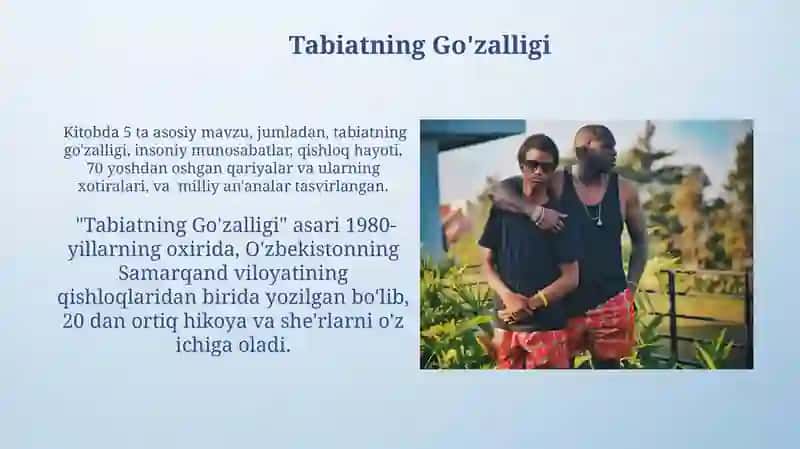 Tabiatning Go'zalligi 3