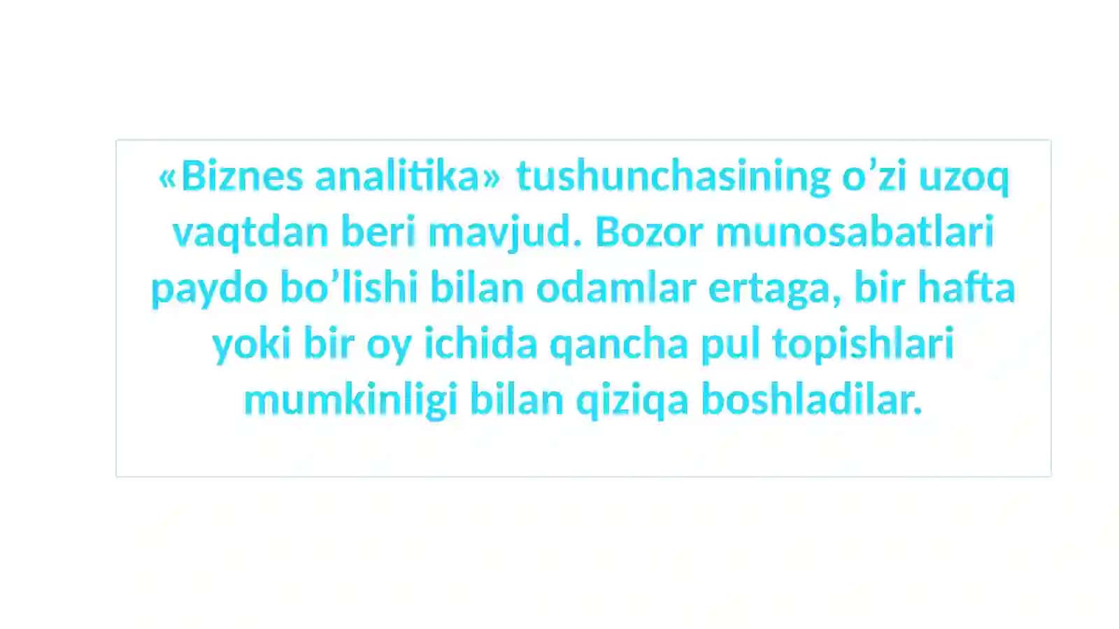 Biznes analitika 3