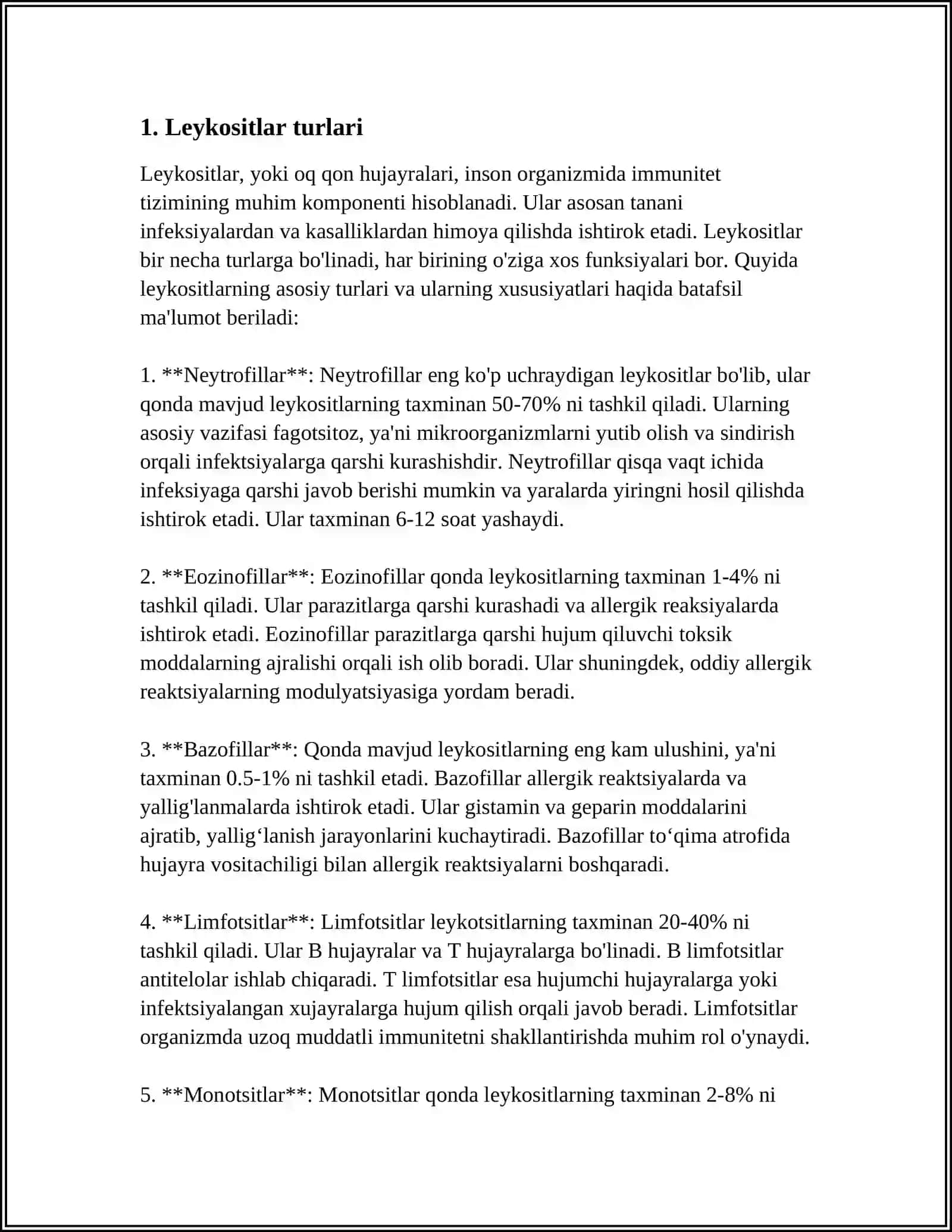 LEYKOSITLAR 3