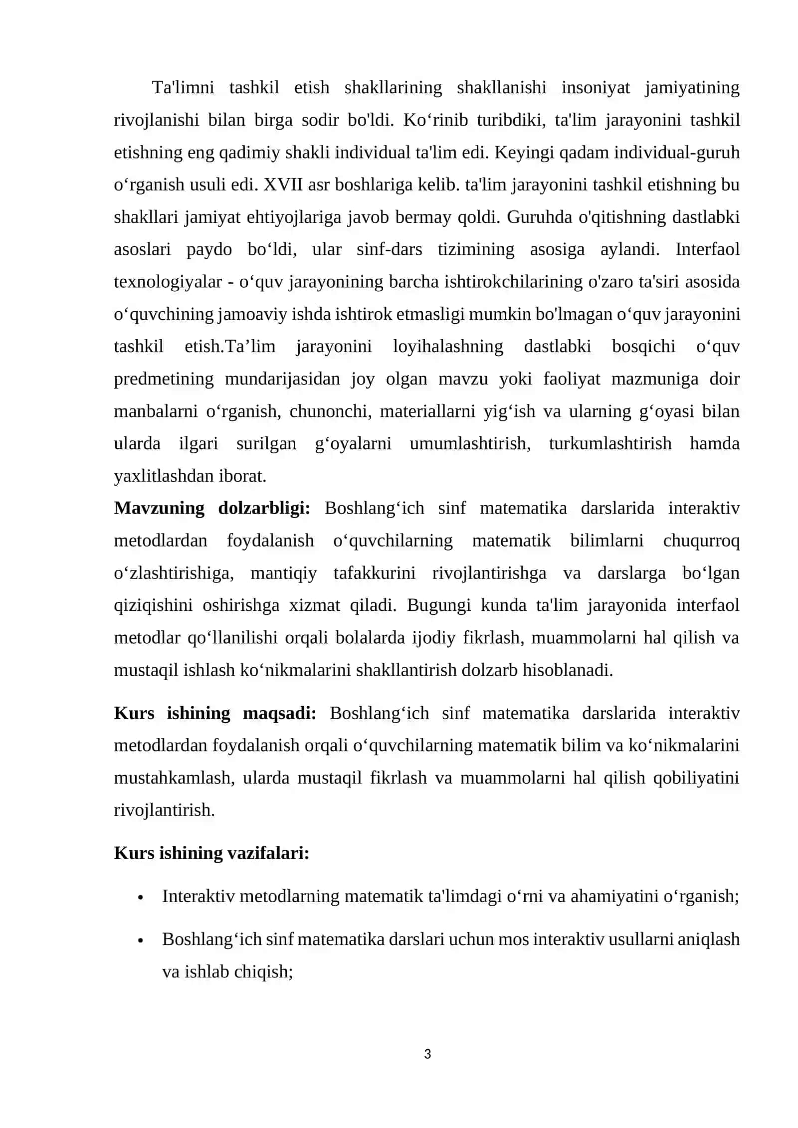 INTERFAOL METODLAR KURS ISHI 3