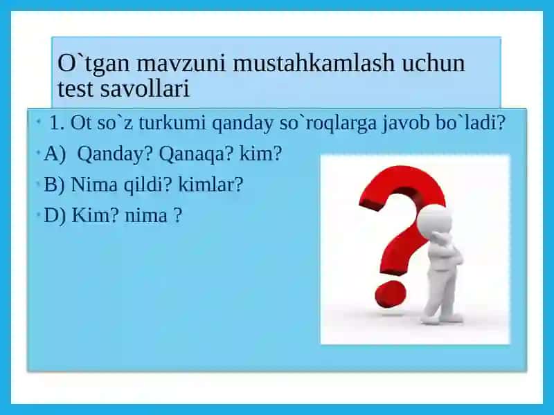 Onatili Sifatso'zturkumi 3