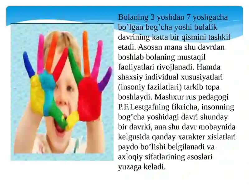 Maktabgacha yoshdagi bolalar uchun rollio’yinining ahamiyati 3