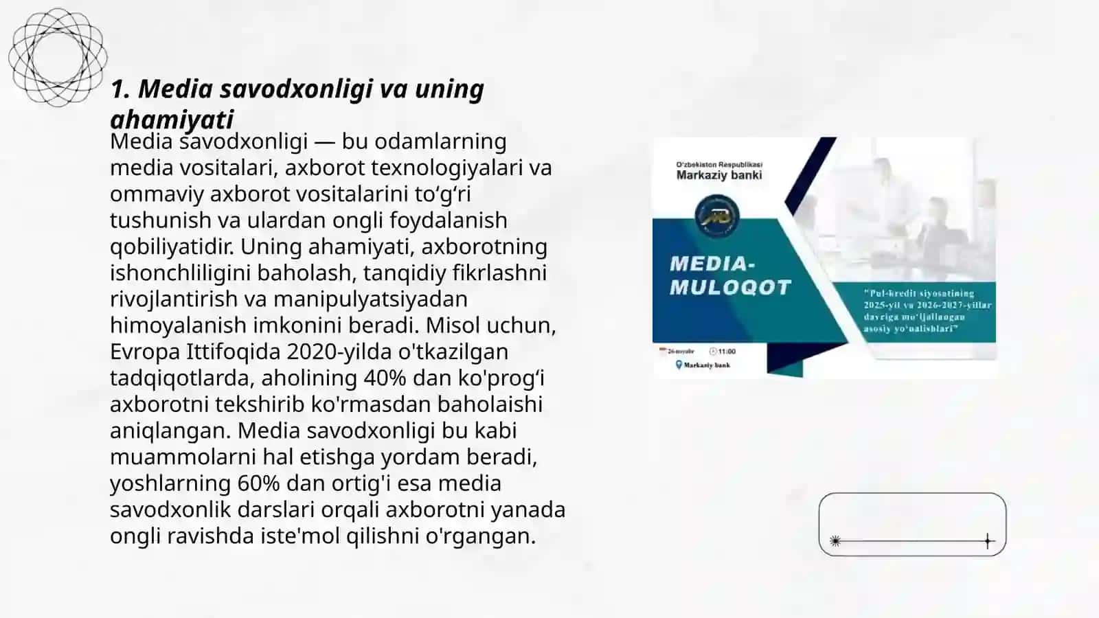 Media savodxonligi va uning ahamiyati 3