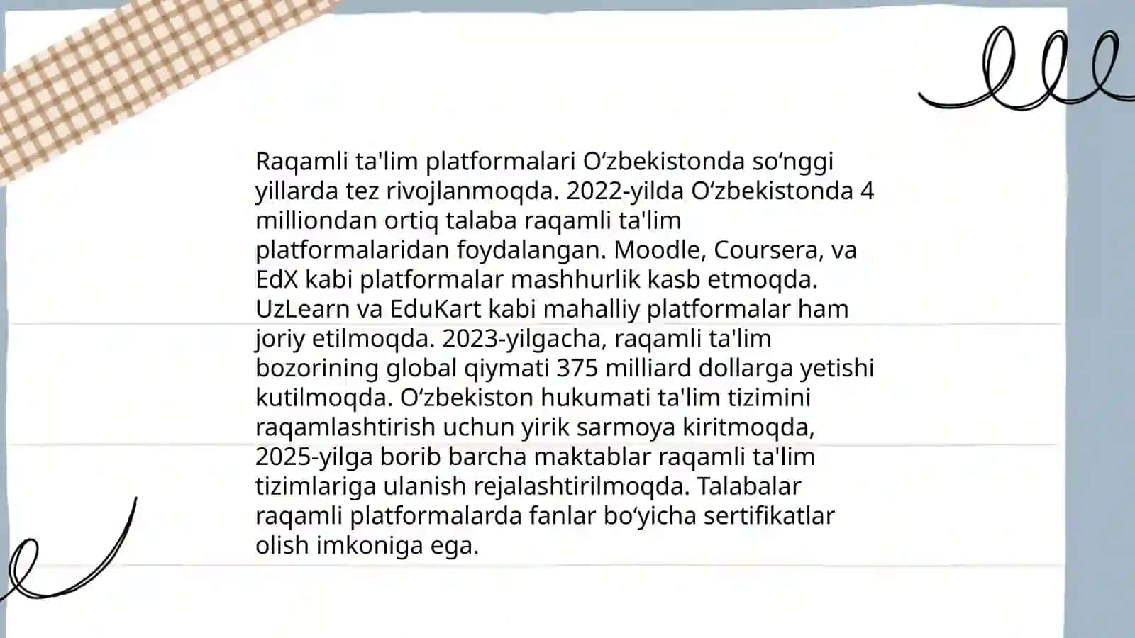 Elektron taʼlim tizimining yetakchi tendensiyalari 3