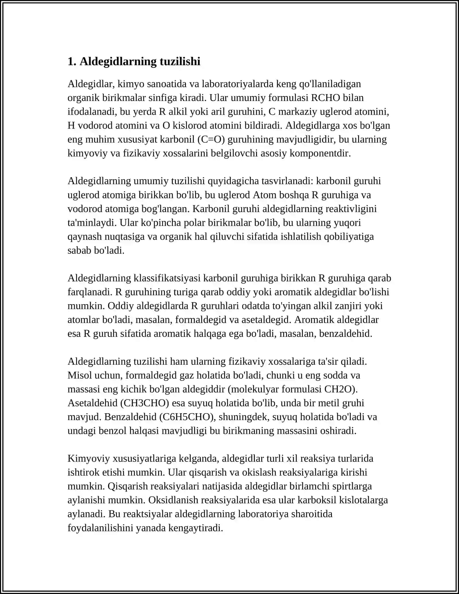 ALDEGIDLAR 3