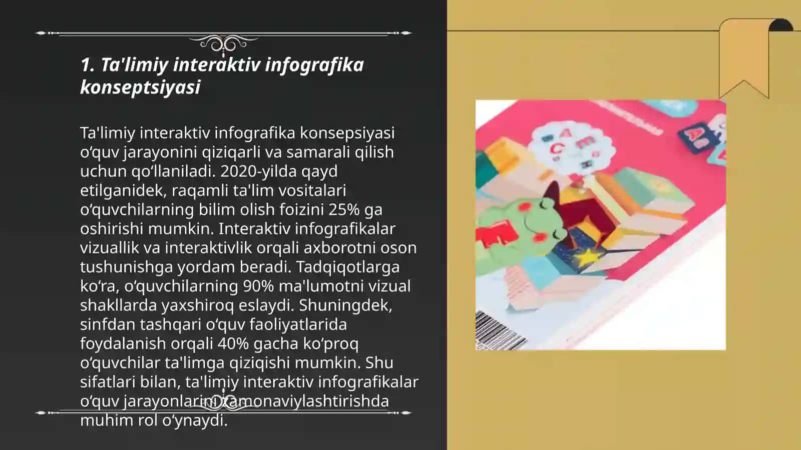 Ta'limiy interaktiv infografika vositalarini yaratish 3