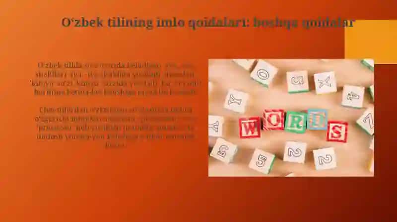 Òzbek alifbosi va imlo qoidalari 3