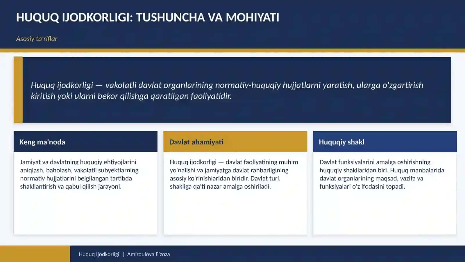 HUQUQ IJODKORLIGI 3