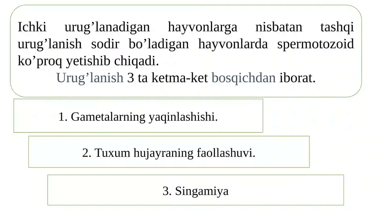 Urugʻlanish.Maydalanish.Implantatsiya 3