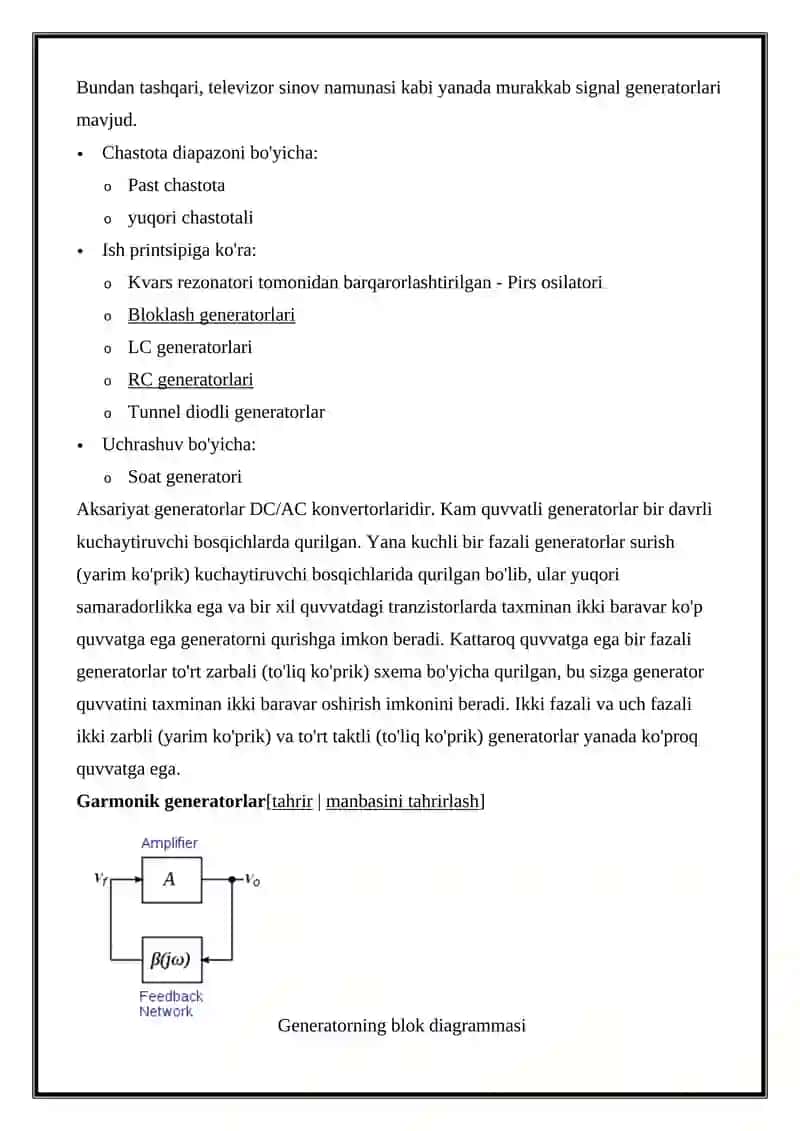 ULTRATOVUSH SIGNAL GENERATORLARI 3