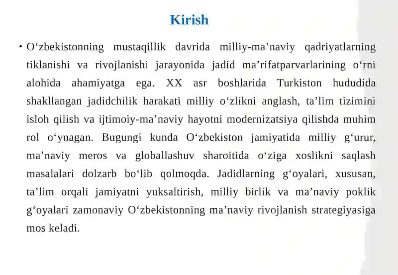 Jadidma’rifatparvarlariningo‘lkaijtimoiy-ma’naviyhayotidatutgano‘rni 3