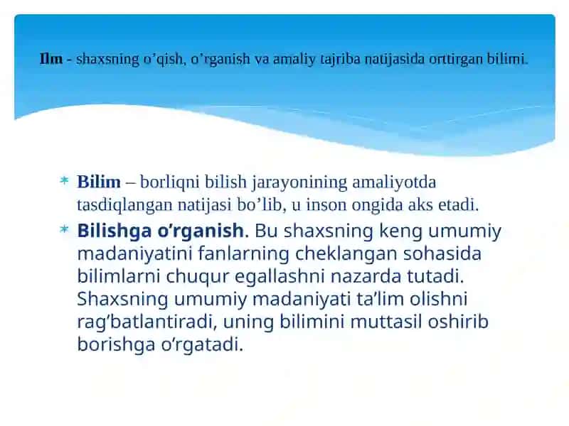 O'quvchilarni bilim, ko'nikma va malakalarini tashxis etish 3