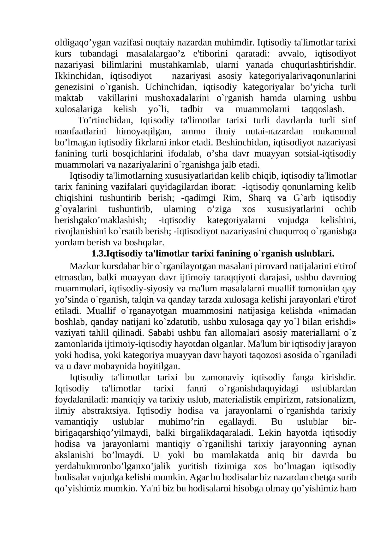 Iqtisodiy Ta'limotlar Tarixi 3