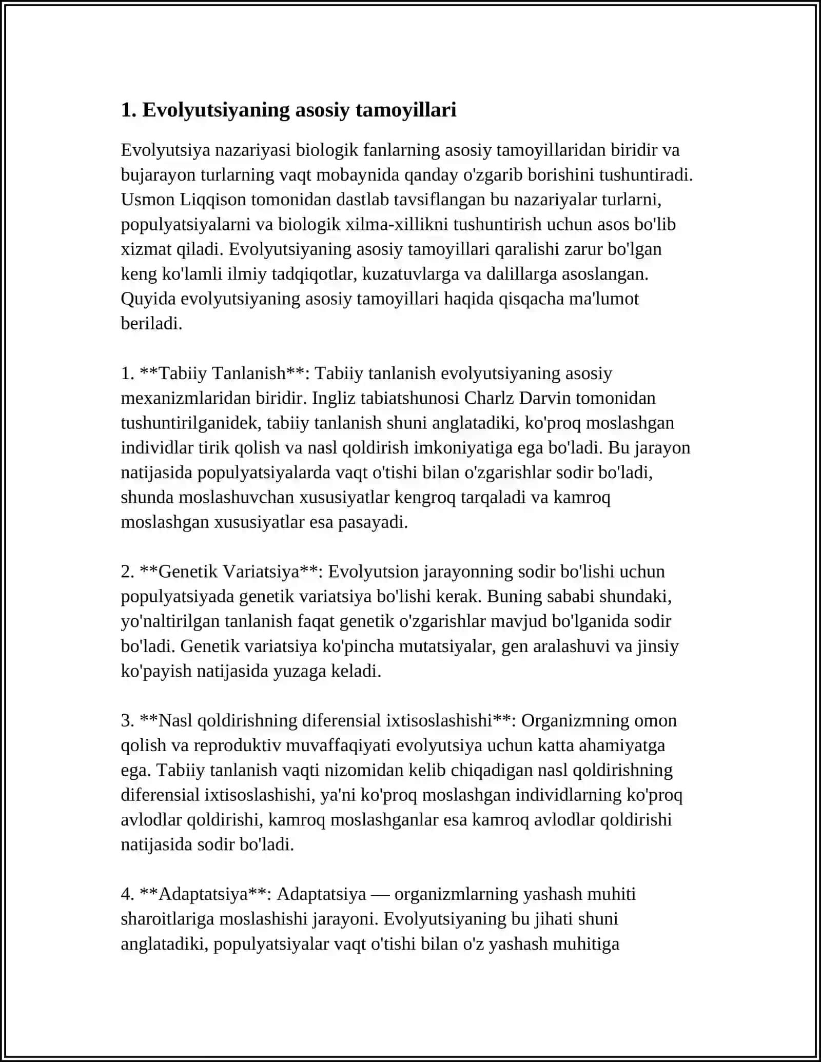 EVOLYUTSION TA’LIMOTGA KIRISH 3