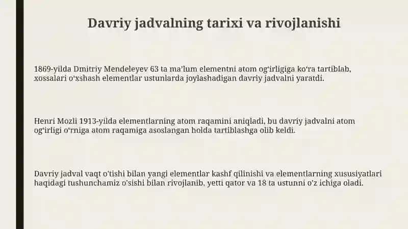 Atom tuzilishi nazariyasi 3