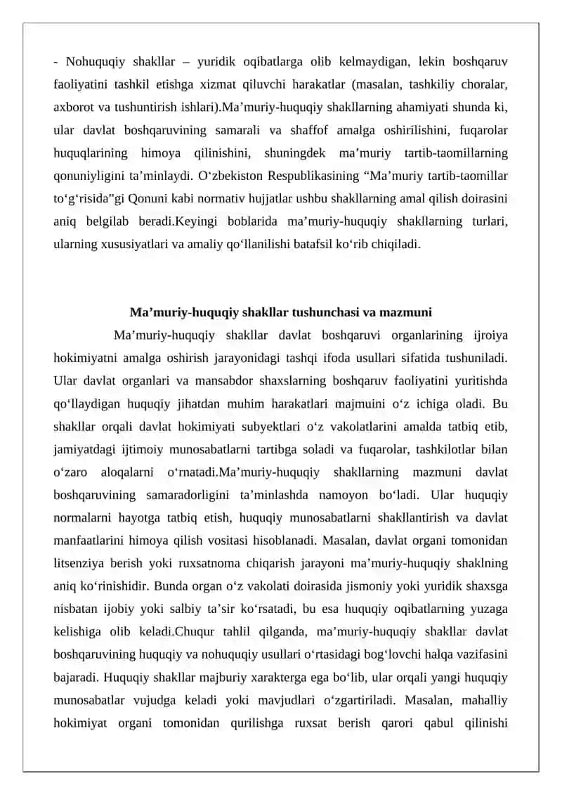 Ma’muriy-huquqiy shakllar tushunchasi 3