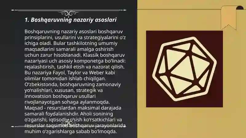 Boshqaruvning nazariy asoslari 3