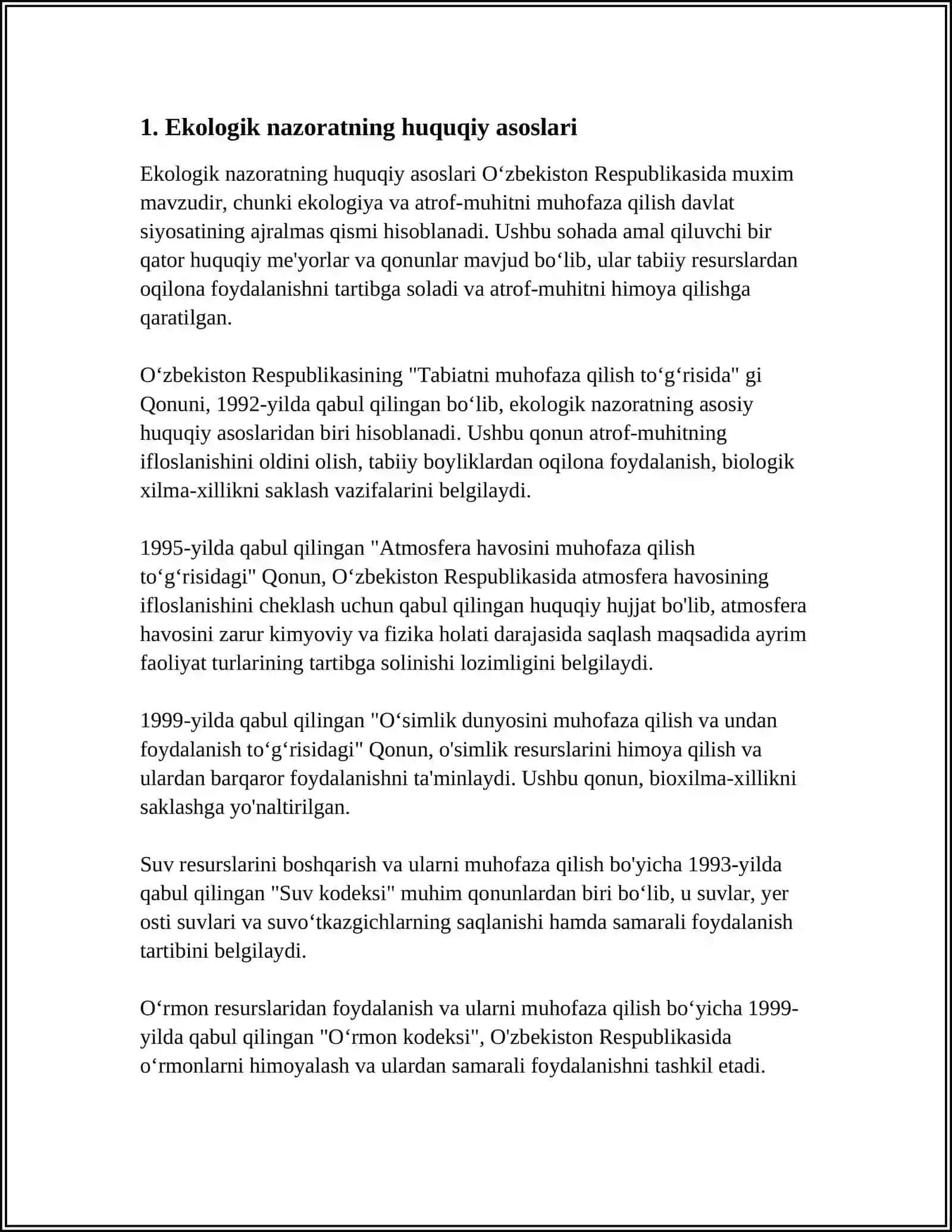 EKOLOGIK NAZORAT MONITORING EKSPERTIZA 3