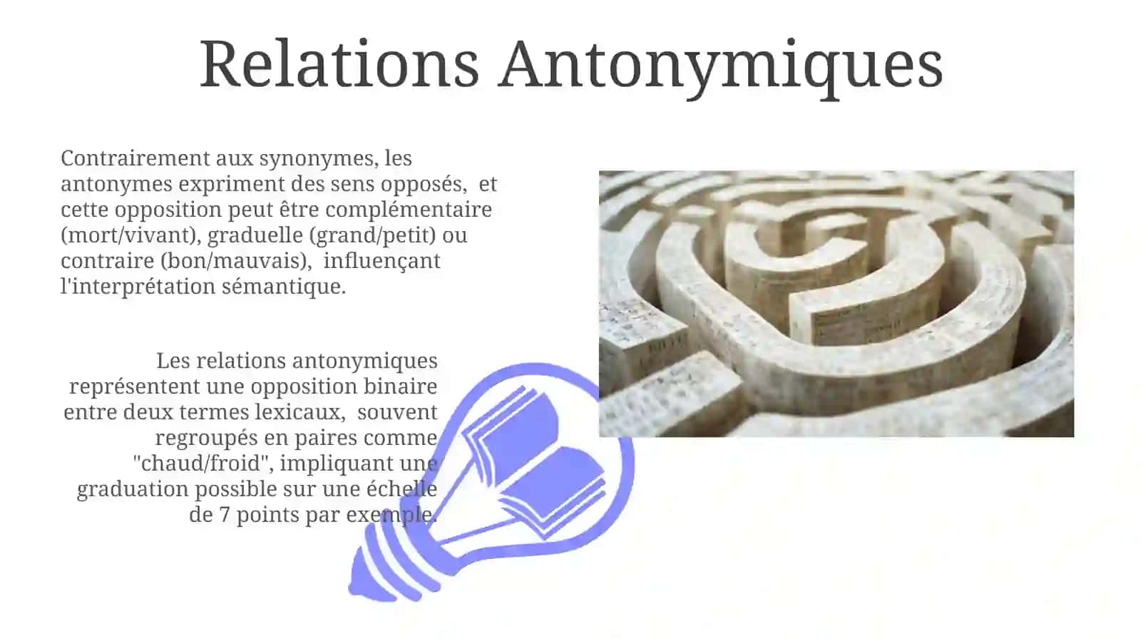 Relations Lexicales 3