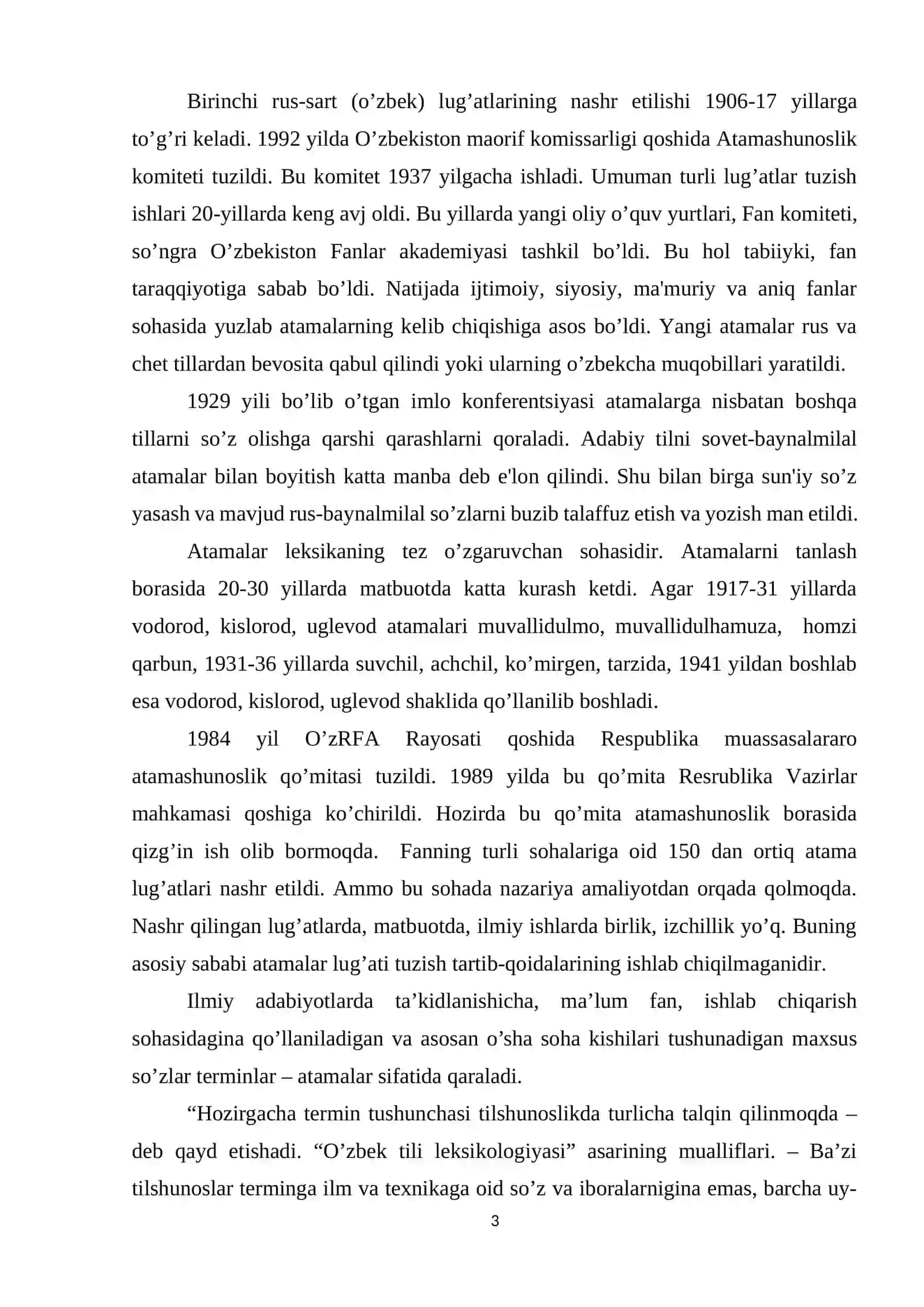 atamalar va ularning vujudga kelishi 3