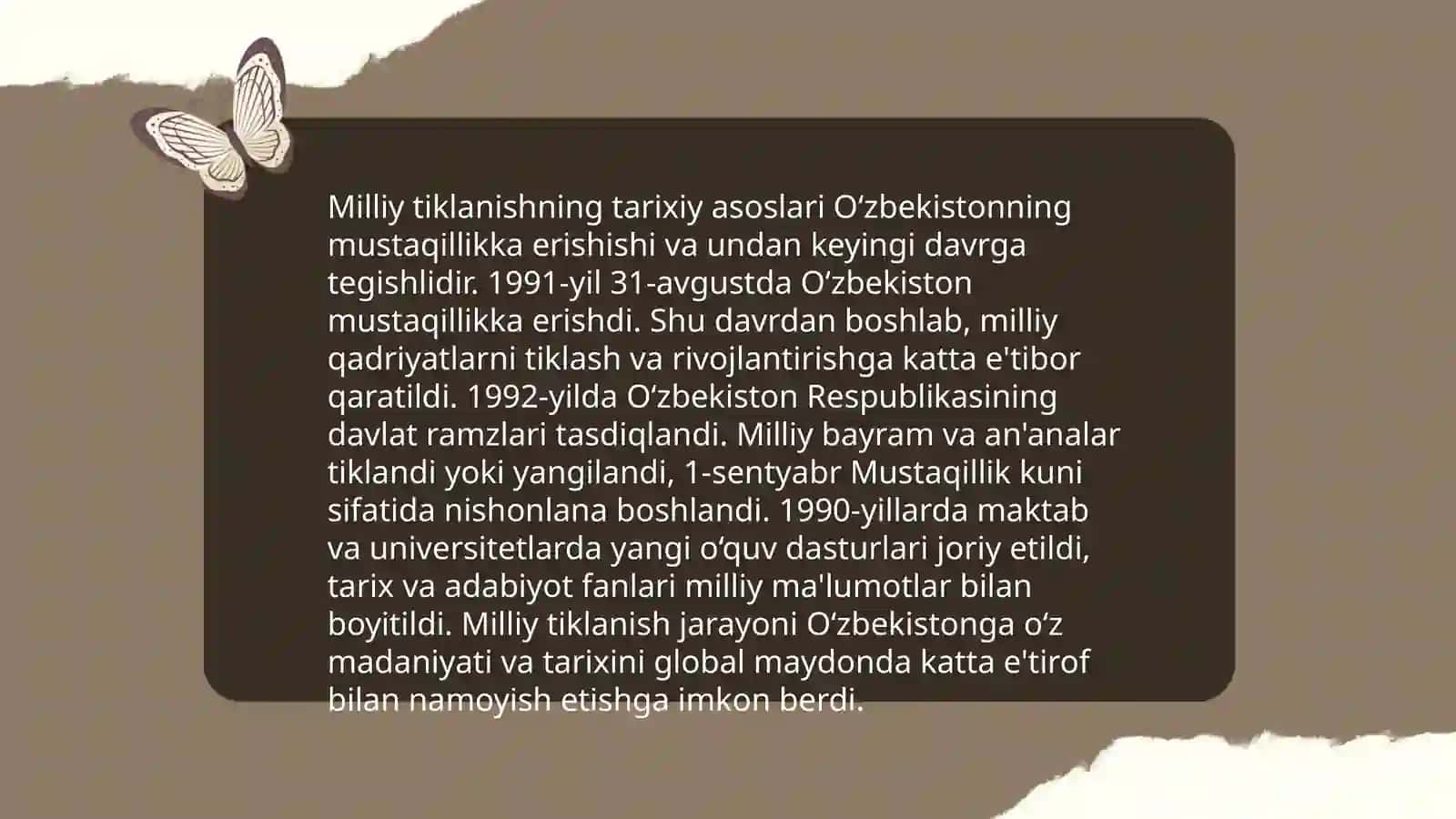 Milliy tiklanishdan milliy yuksalish sari 3