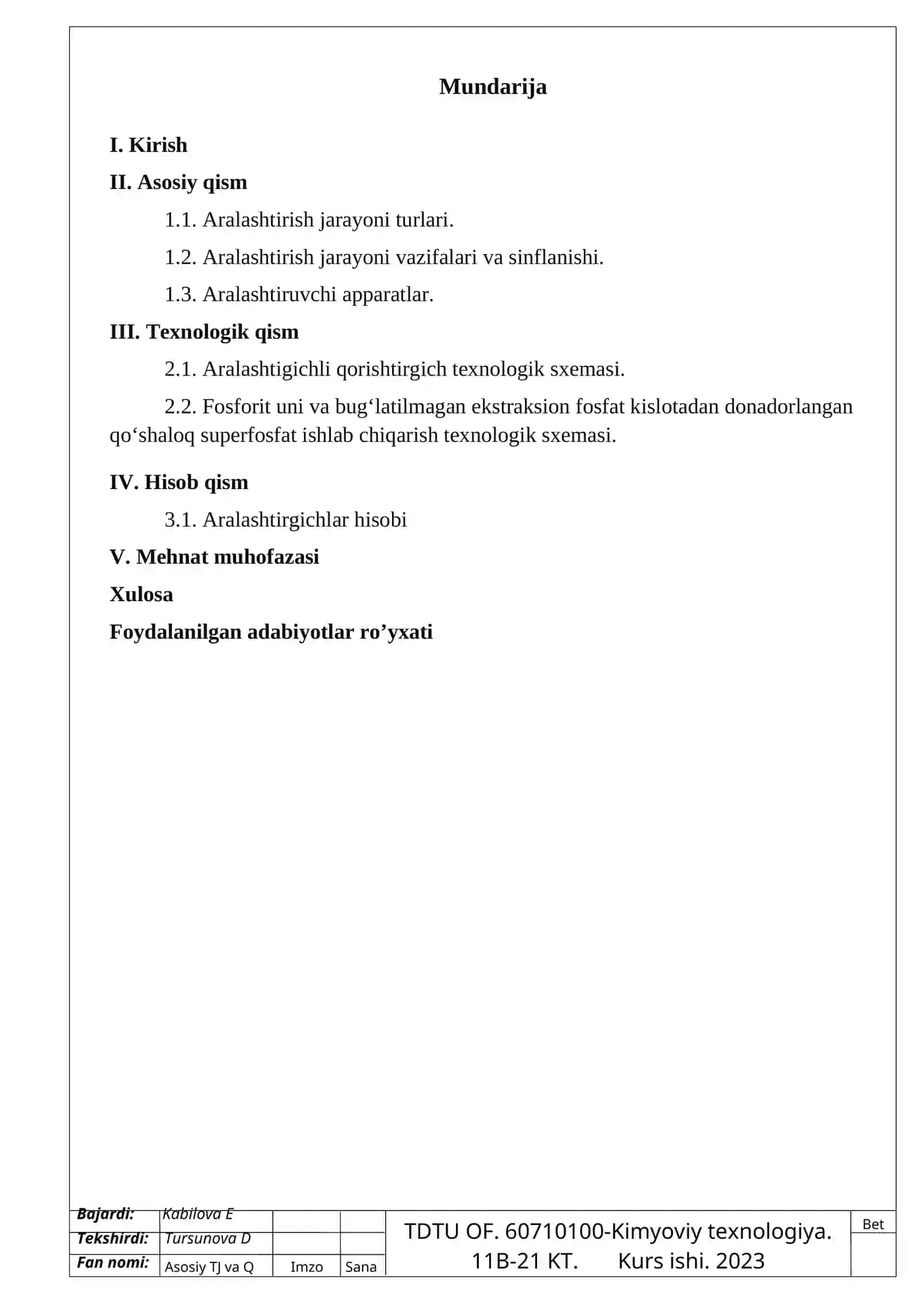 Aralashtirgichlar hisobi 3