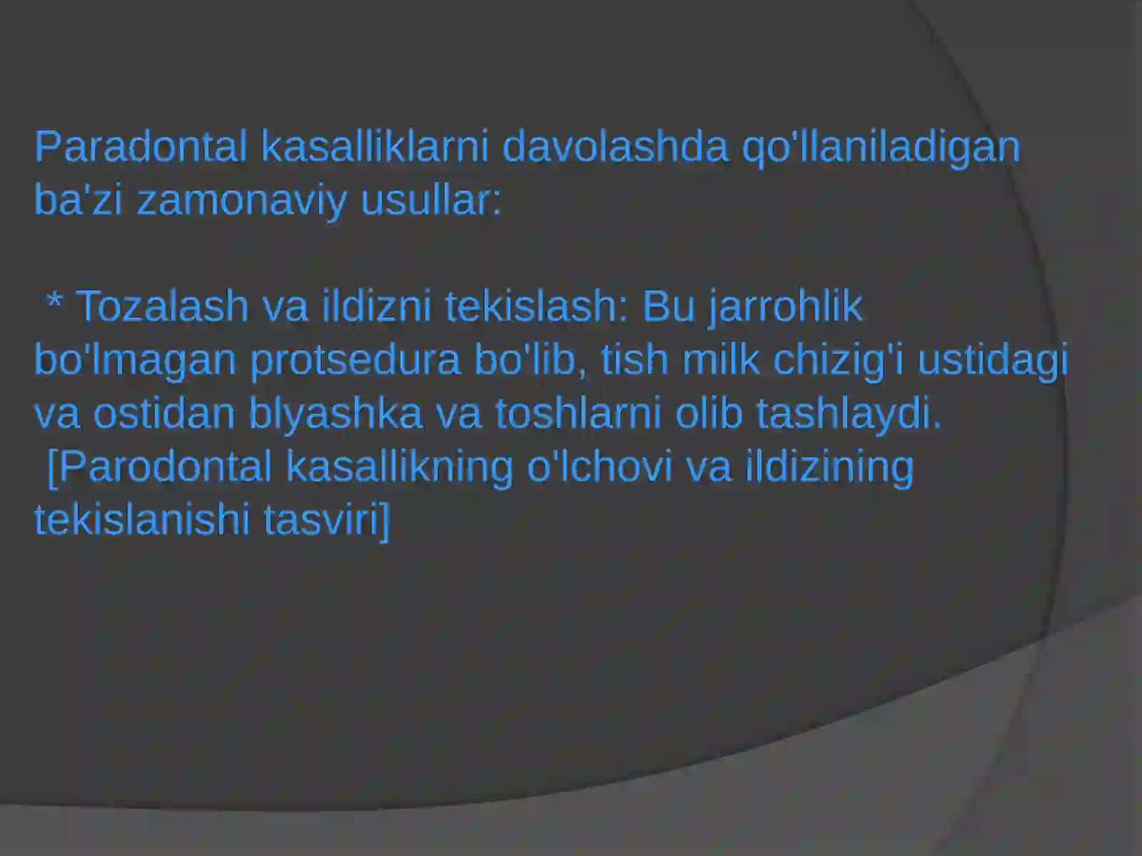 Parodontal kasalligi 3