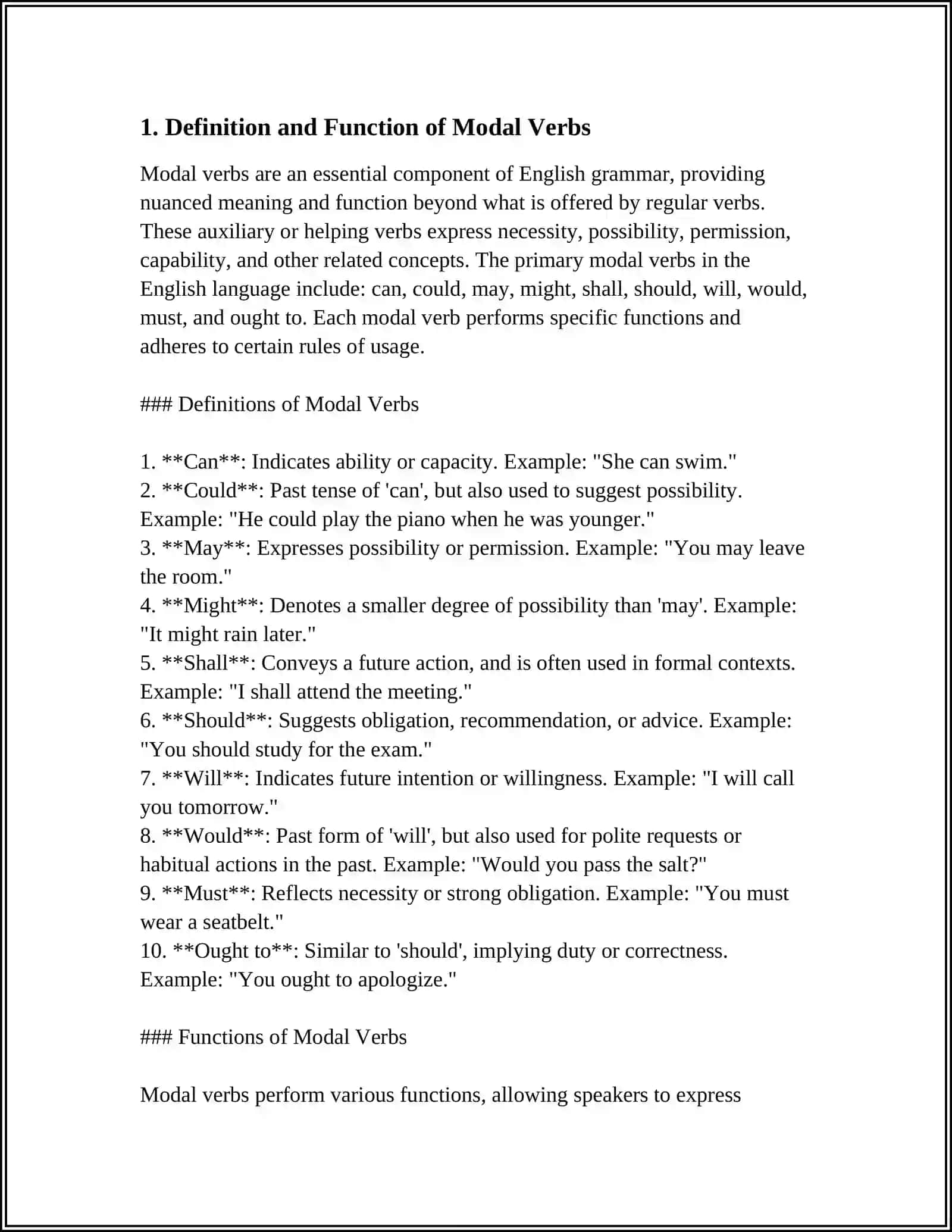 MUSTAQIL ISH - MODAL VERB 3