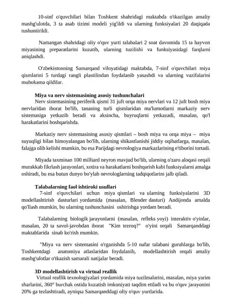 Tabiiy fan darsları 3