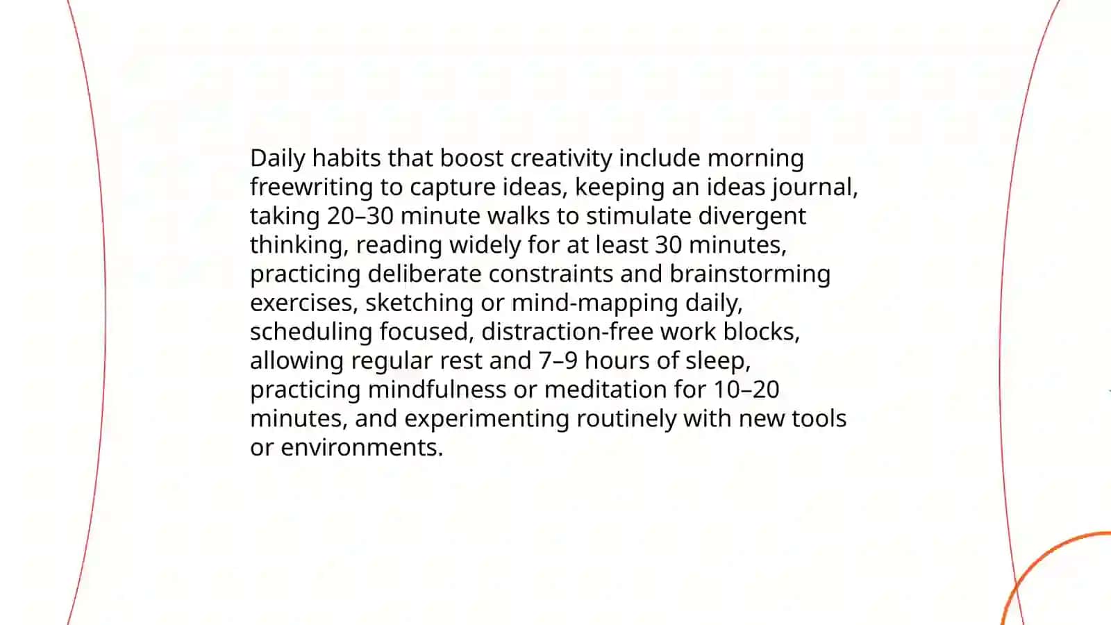 Cultivating creativity in everyday life 3