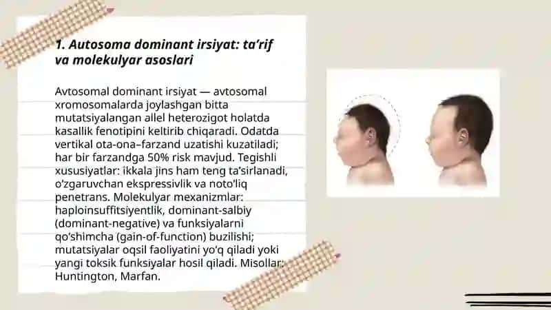Autosoma dominant va ressesiv kasalliklar 3