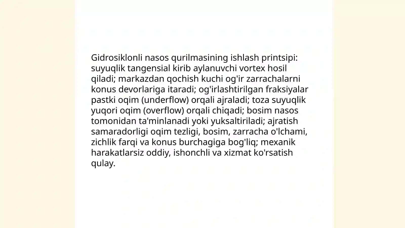 Gidrosiklonli nasos qurilmalari 3