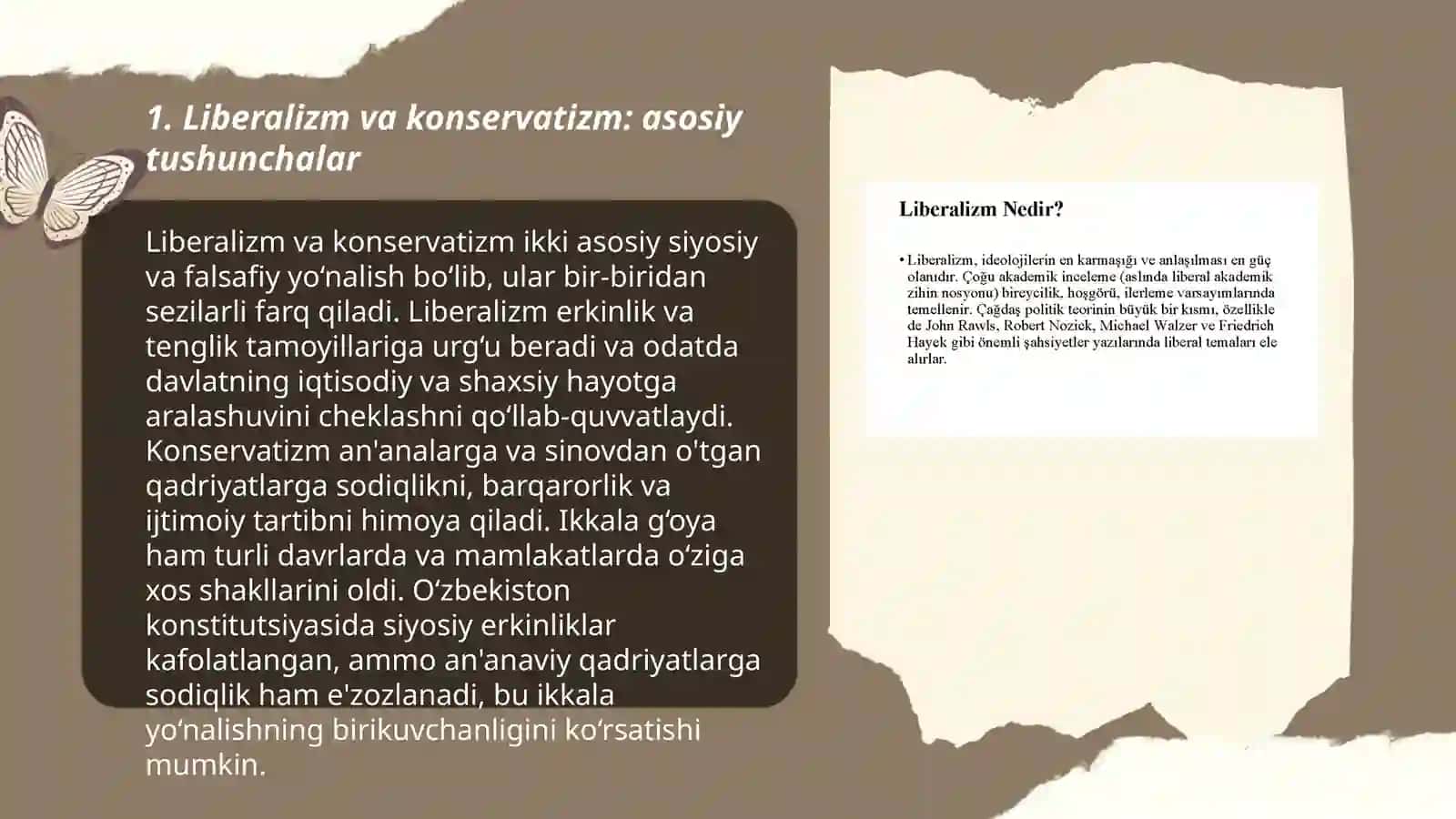 Liberalizm va konservatizm mafkurasi 3