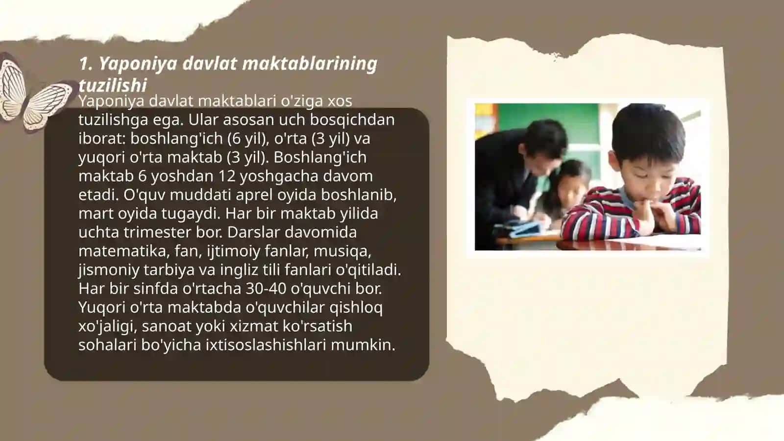 Yaponiya davlatining ta'lim tizimi 3