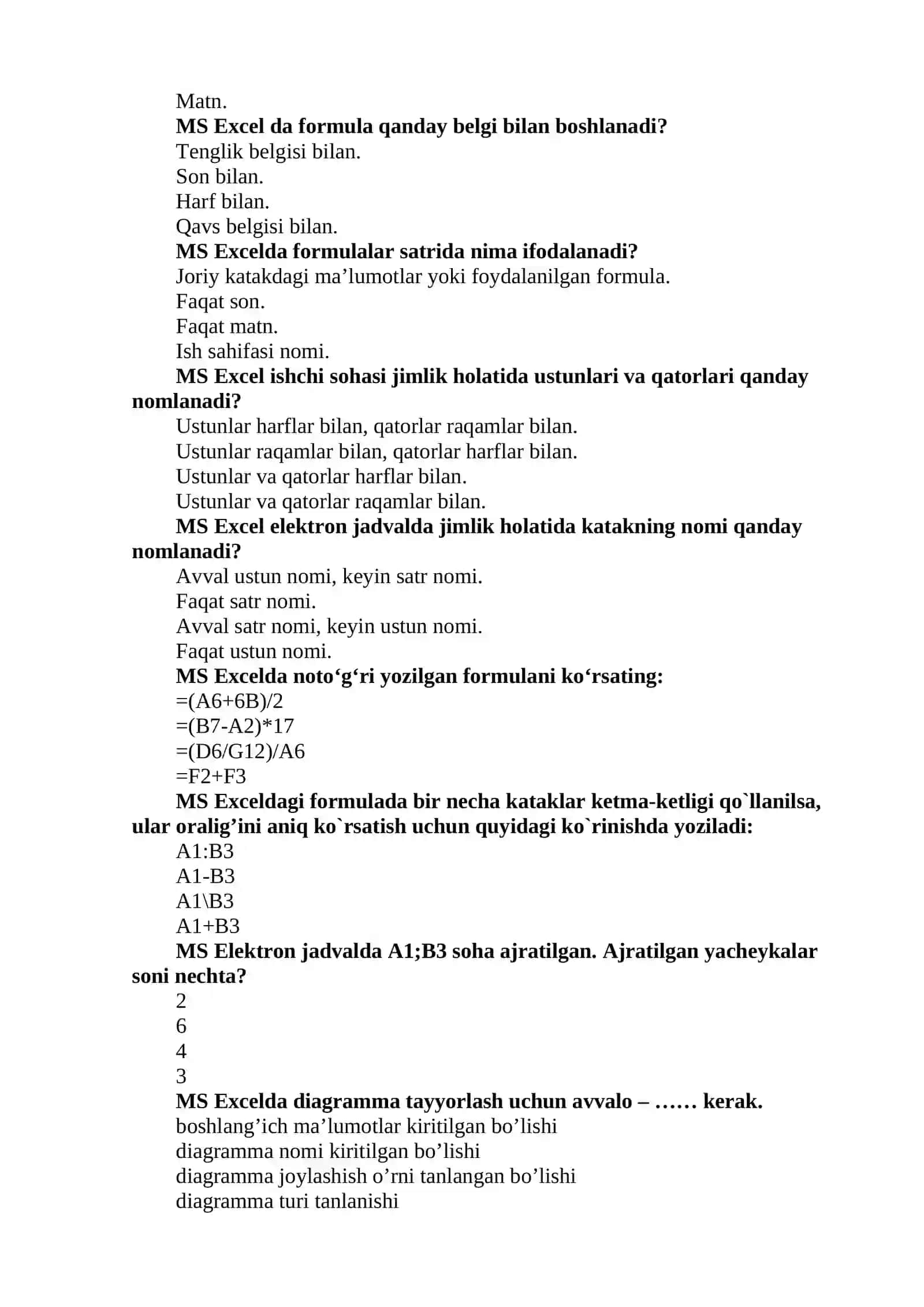 Texnik tizimlarda axborot texnologiyalari 3