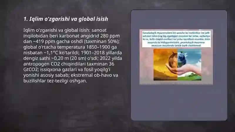 Global ekologik mamolar 3