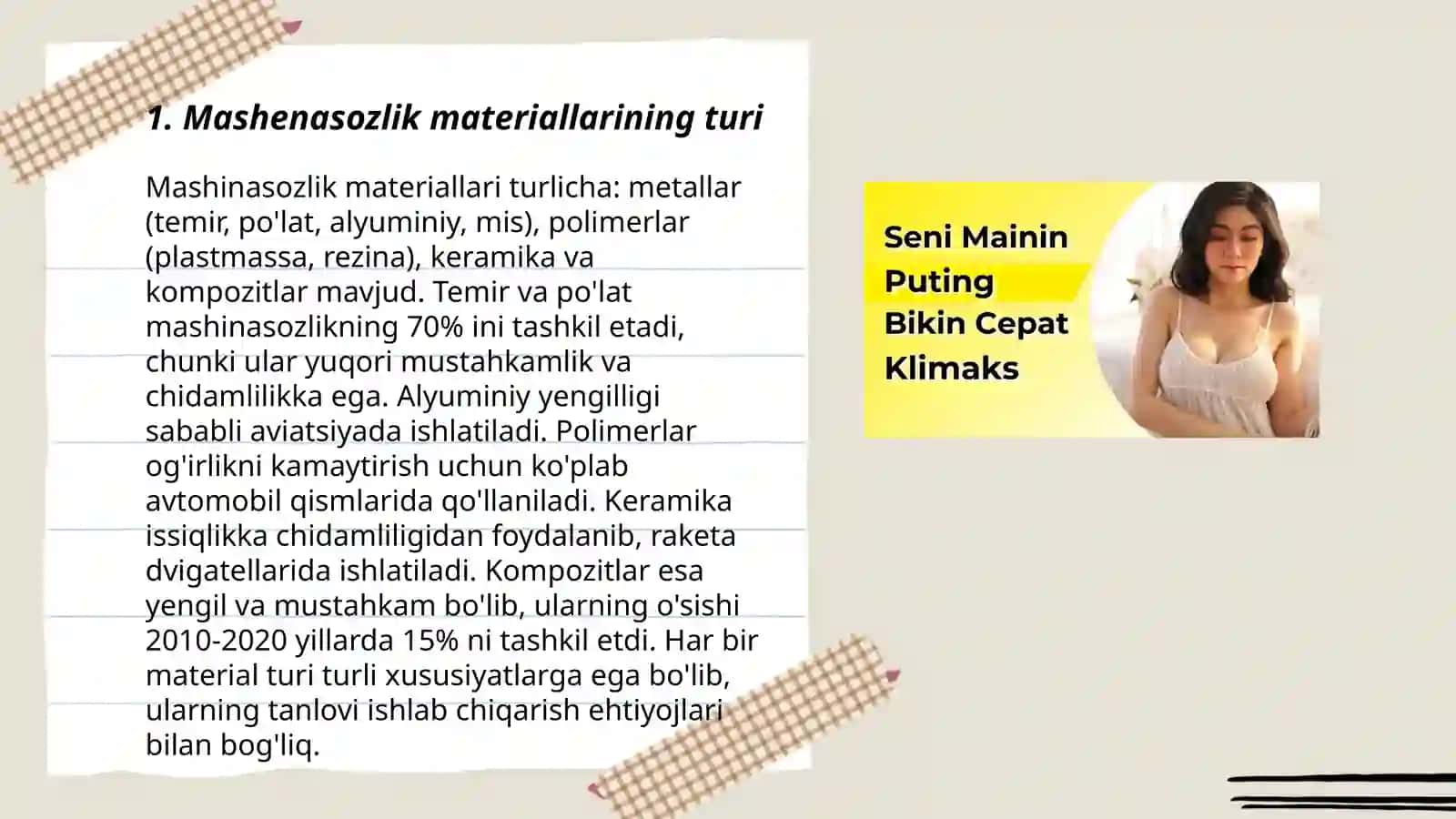 Mashenasozlik materiallari asosiy xossalari 3