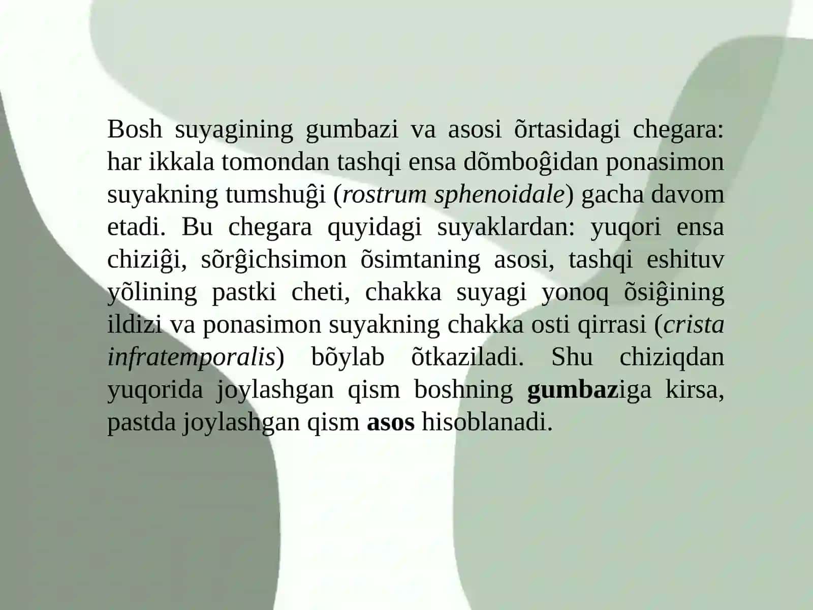 KALLA GUMBAZINING KLINIK ANATOMIYASI 3