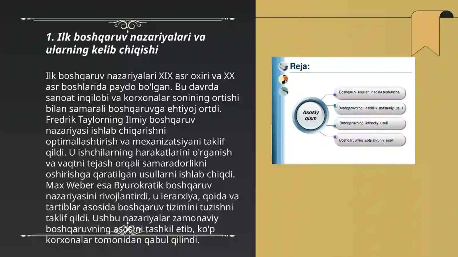 Boshqaruv nazariyasining rivojlanish bosqichlari 3