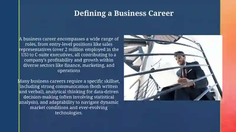 Defining a Business Career 3