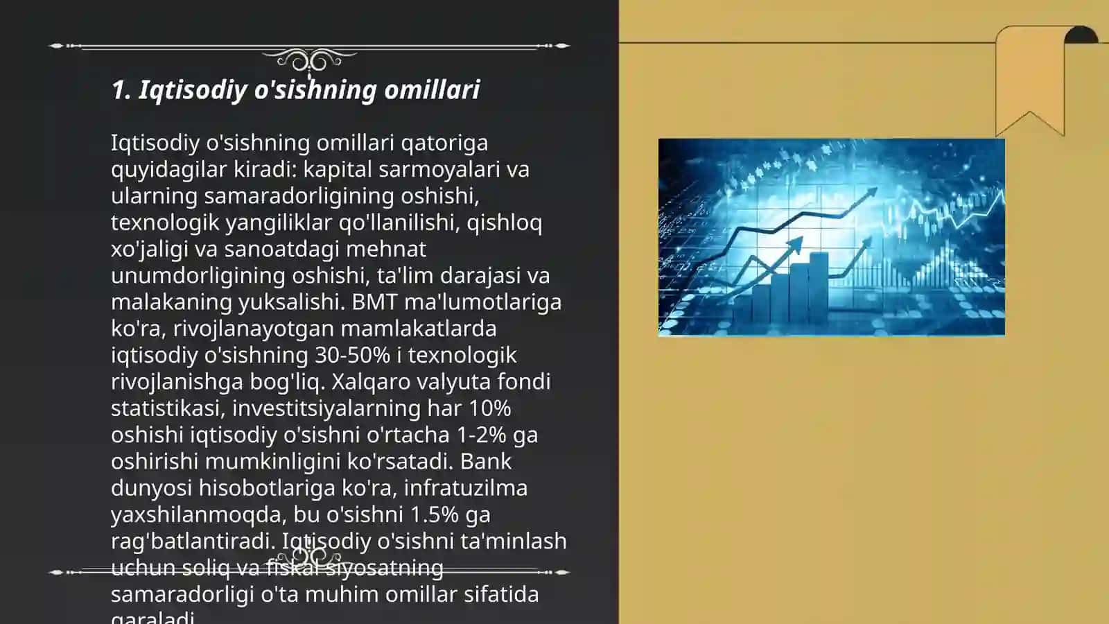 Iqtisodiy taraqqiyot, iqtisodiy oʻsish va milliy boylik 3