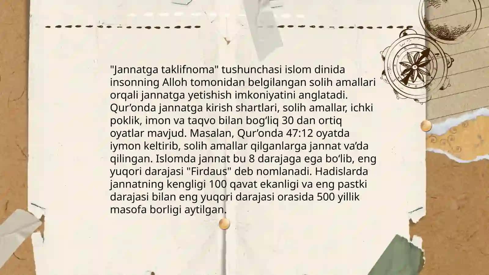 Jannatga taklifnoma 3
