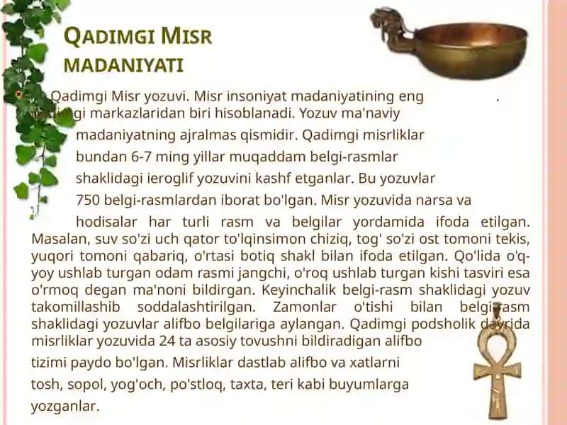 Qadimgi Misrmadaniyati 3