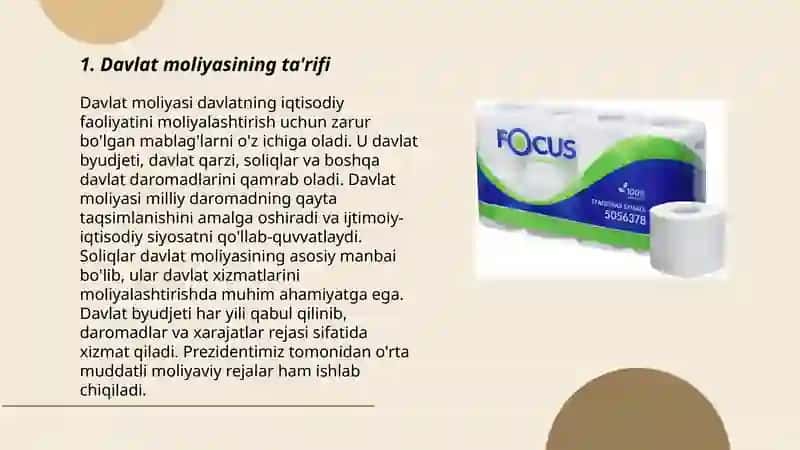 Davlat moliyasining iqtisodiy mohiyati 3