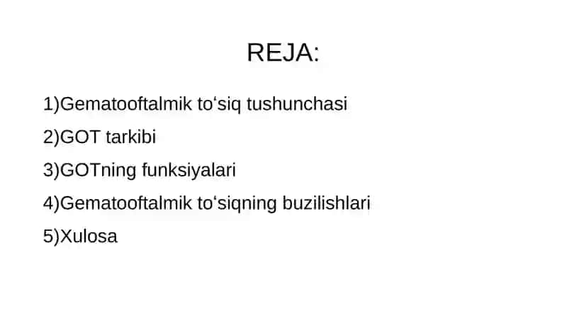 Gematooftalmik toʻsiqning tarkibi,funksiyalari,buzilishlari 3