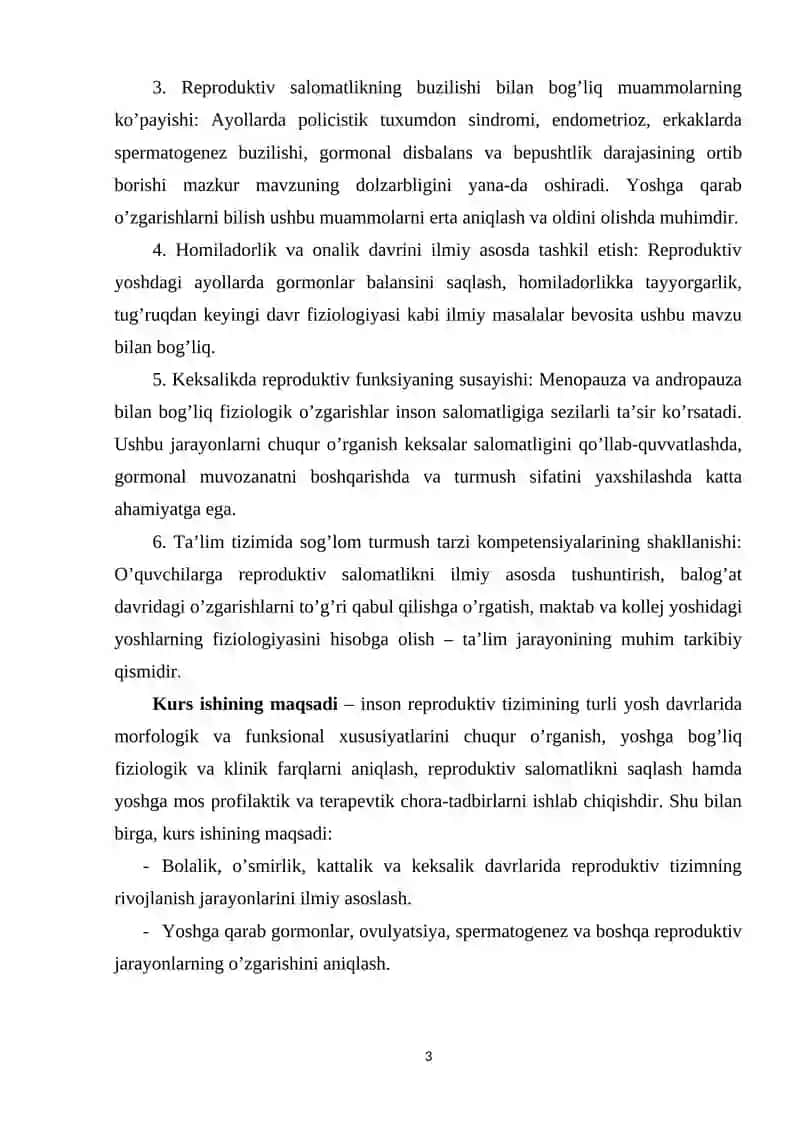 Reproduktiv tizimning yoshga qarab xususiyatlari 3